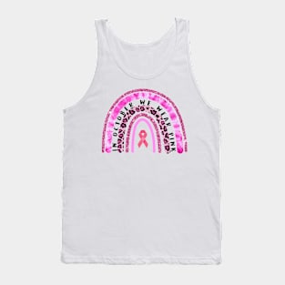 In October We Wear Pink  Breast Cancer Pink Ribbon Tank Top